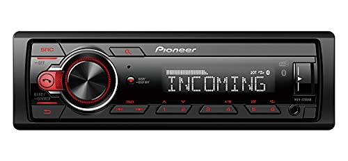 Pioneer MVH-330DAB 1-DIN Autoradio-Set passend für LKW/Truck/Bus/24 Volt/24V - Mediadox von Mediadox