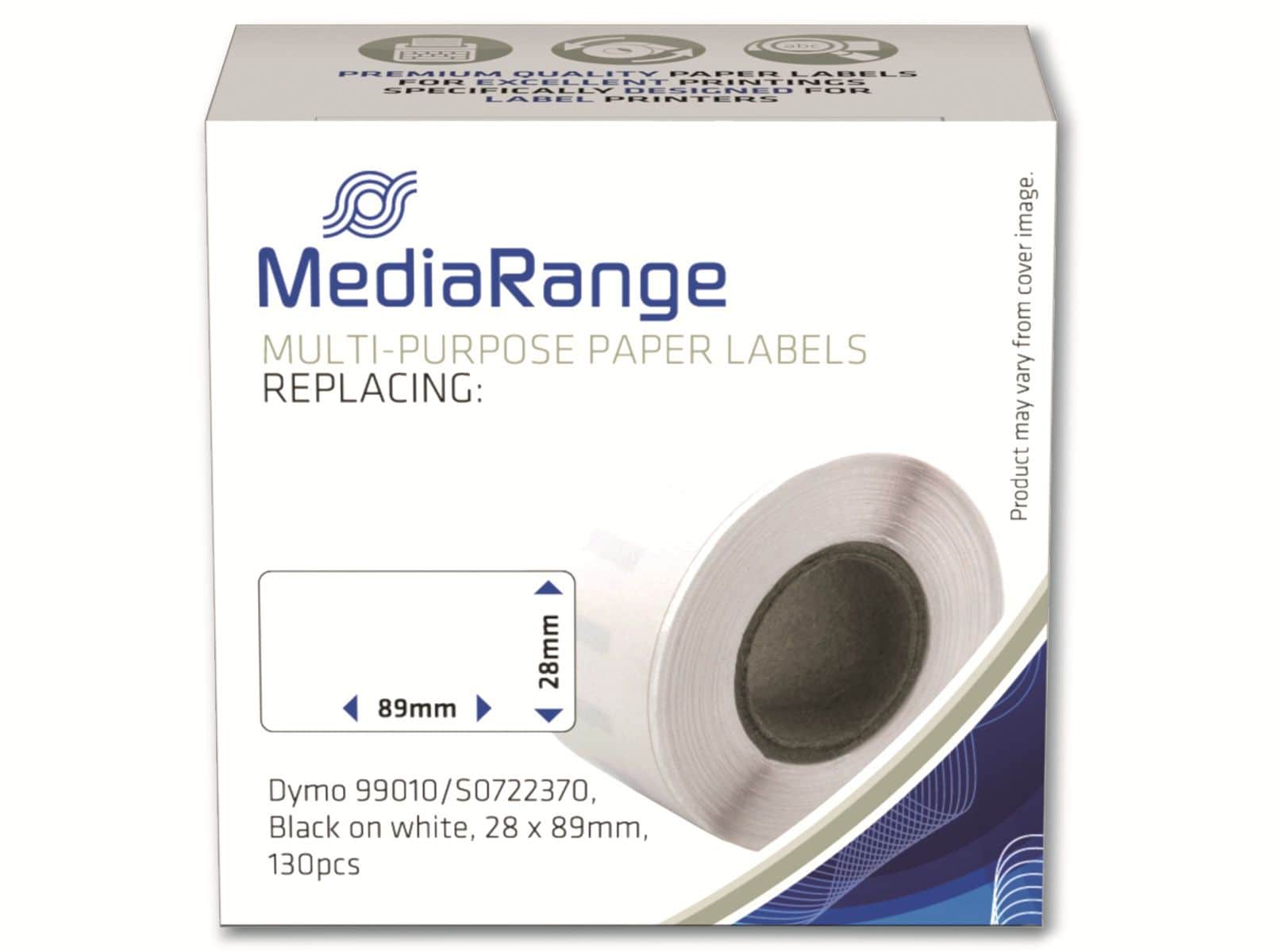 MEDIARANGE Papieretiketten MRDY99010 ersetzt Dymo 99010/S0722370 von Mediarange
