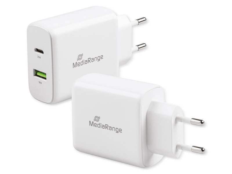 MEDIARANGE USB-Lader MRMA113, 43 W, USB-A, USB-C von Mediarange