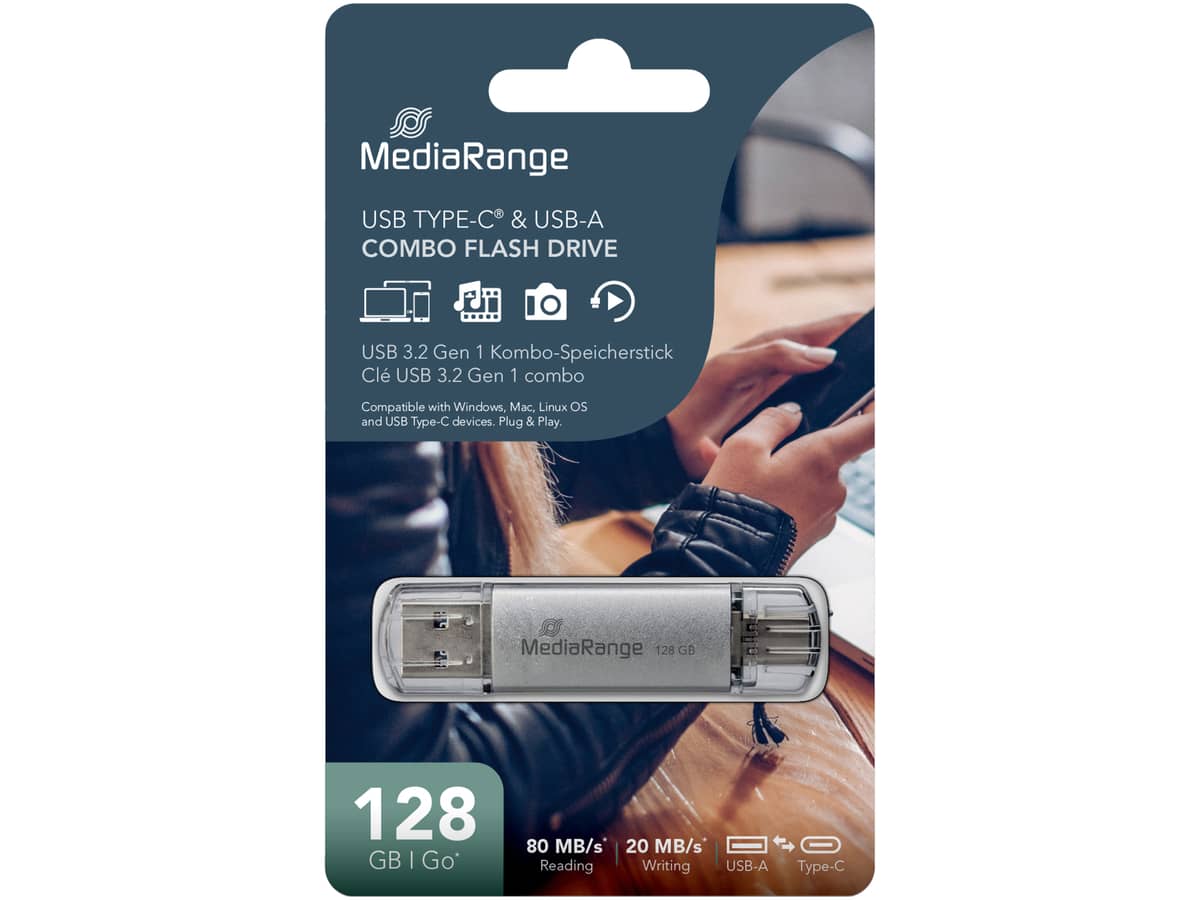 MEDIARANGE USB Stick MR938 128GB von Mediarange