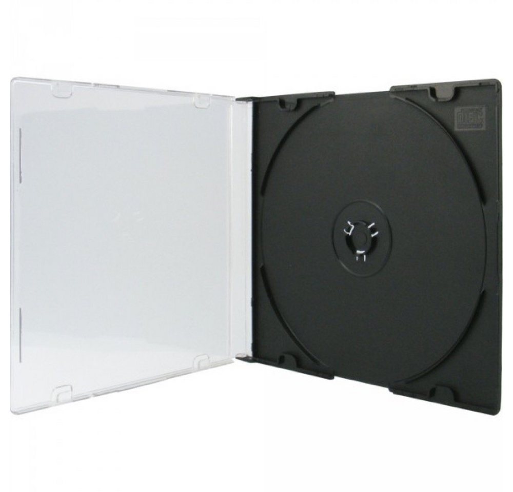 Mediarange CD-Hülle 100 CD Hüllen 1er Slimcase 5,2 mm für je 1 BD / CD / DVD schwarz Mediarange CD-Hülle 100 CD Hüllen 1er Slimcase 5,2 mm für je 1 BD / CD / DVD schwarz von Mediarange