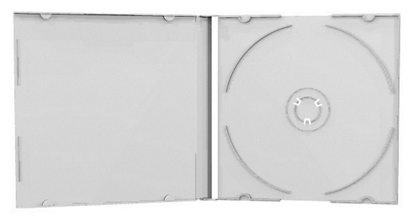 Mediarange CD-Hülle 100 MediaRange DVD CD Hüllen Jewelcases transparent glasklar von Mediarange