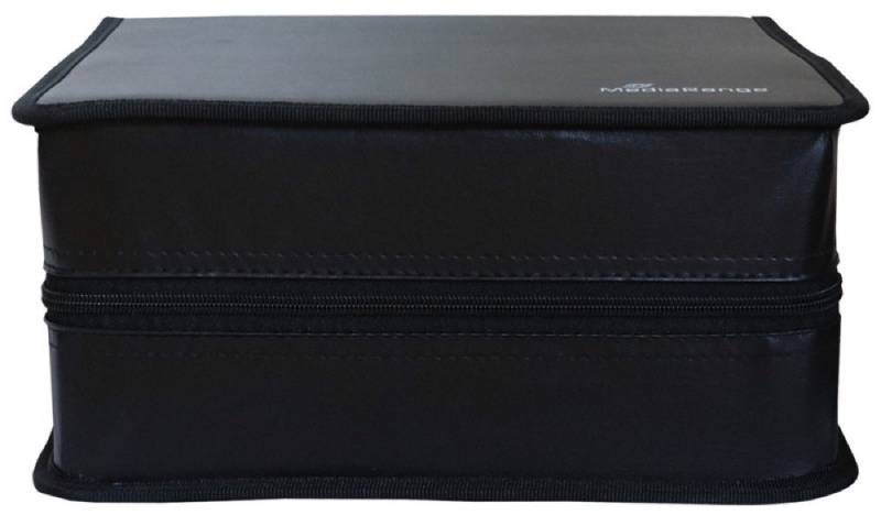 Mediarange CD-Hülle Mediarange Tasche Storage Wallet für 300 BD / CD / DVD in schwarz von Mediarange