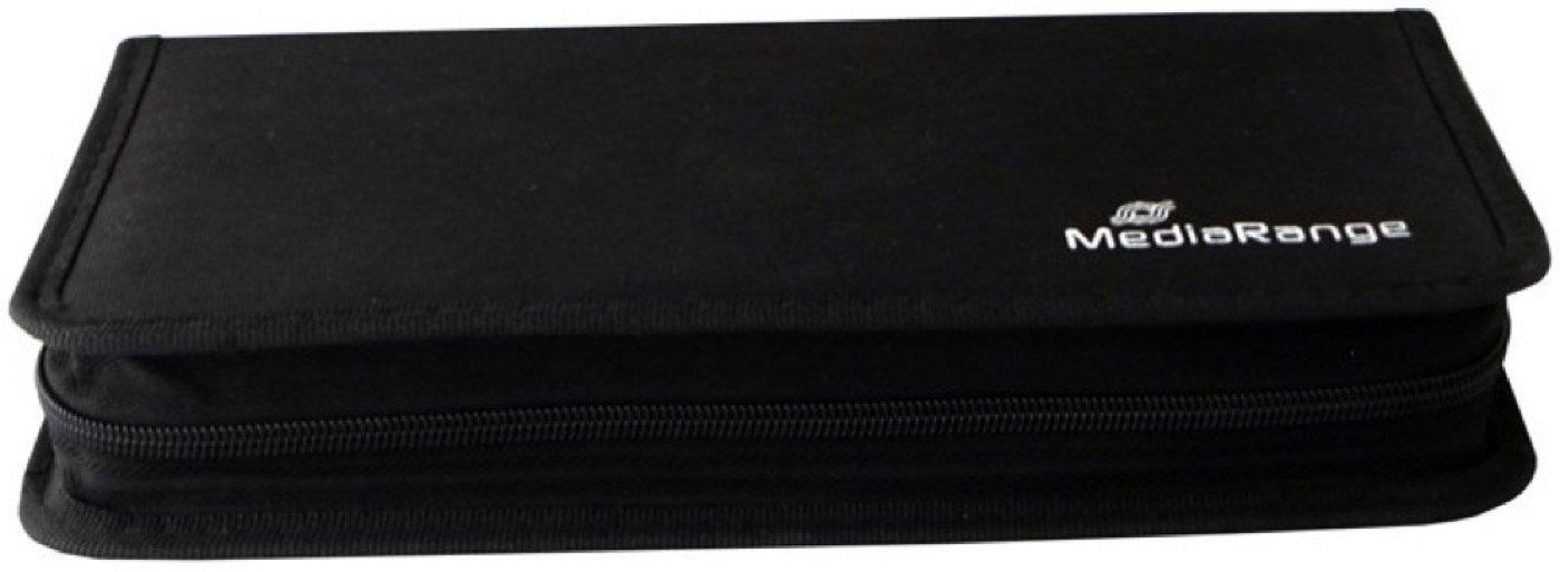 Mediarange CD-Hülle Mediarange Tasche Storage Wallet für 48 BD / CD / DVD in schwarz von Mediarange