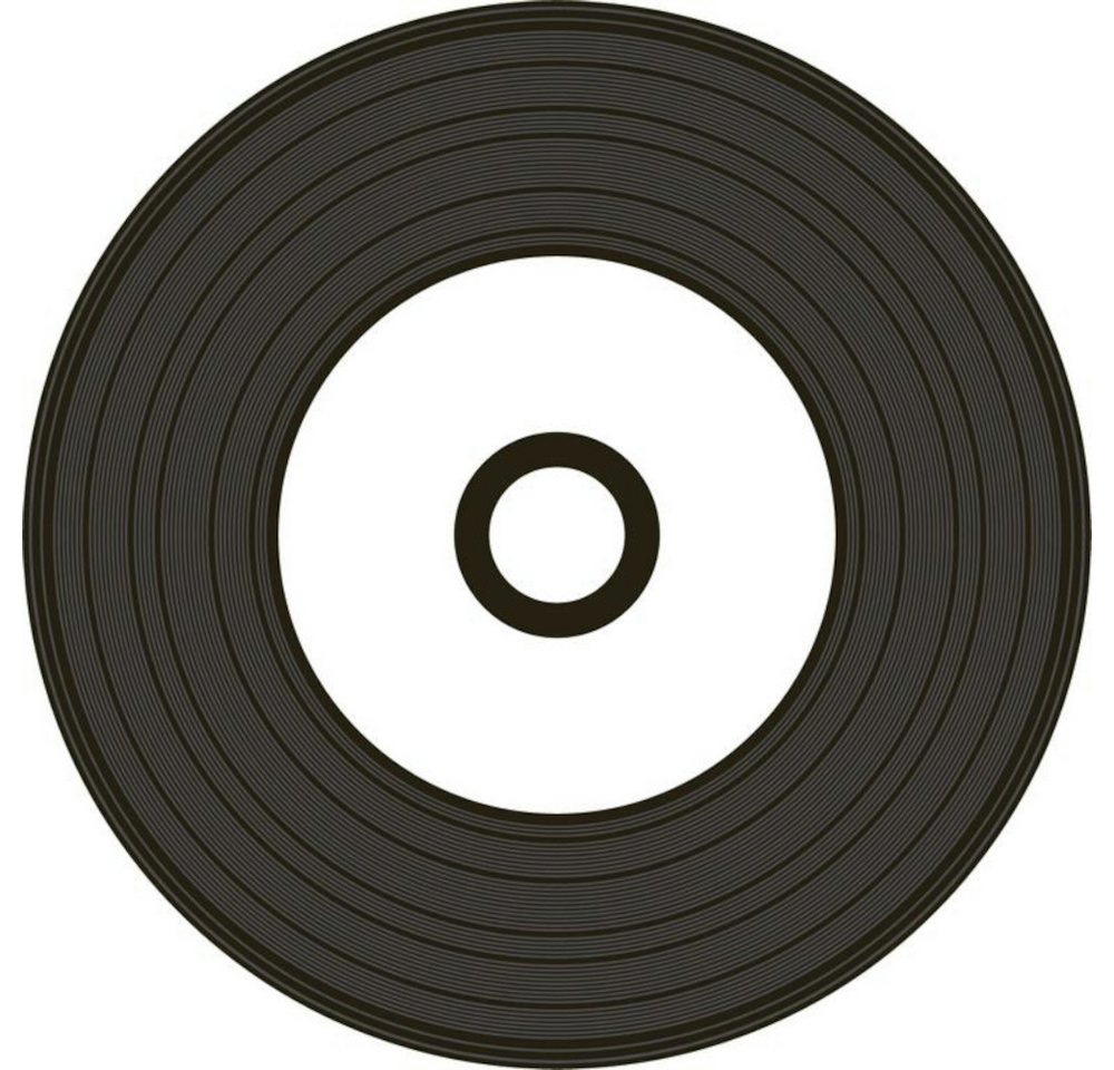 Mediarange CD-Rohling 50 MediaRange Rohlinge vinyl printable black CD-R 52x von Mediarange