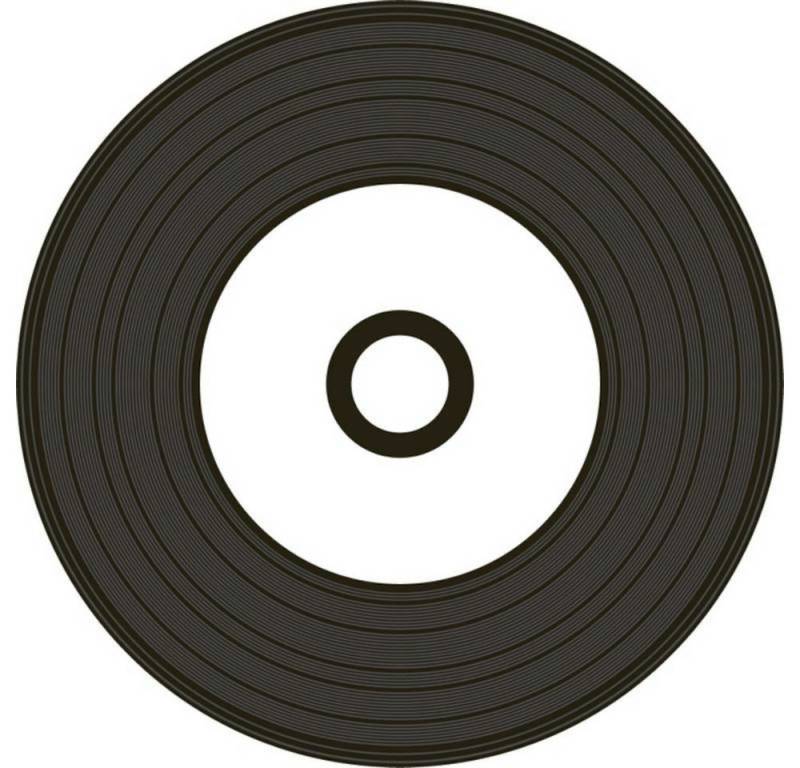 Mediarange CD-Rohling 50 MediaRange Rohlinge vinyl printable black CD-R 52x von Mediarange