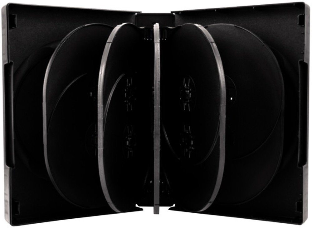 Mediarange DVD-Hülle 10 DVD Hüllen 12er Box 38 mm für je 12 BD / CD / DVD schwarz Mediarange DVD-Hülle 10 DVD Hüllen 12er Box 38 mm für je 12 BD / CD / DVD schwarz von Mediarange
