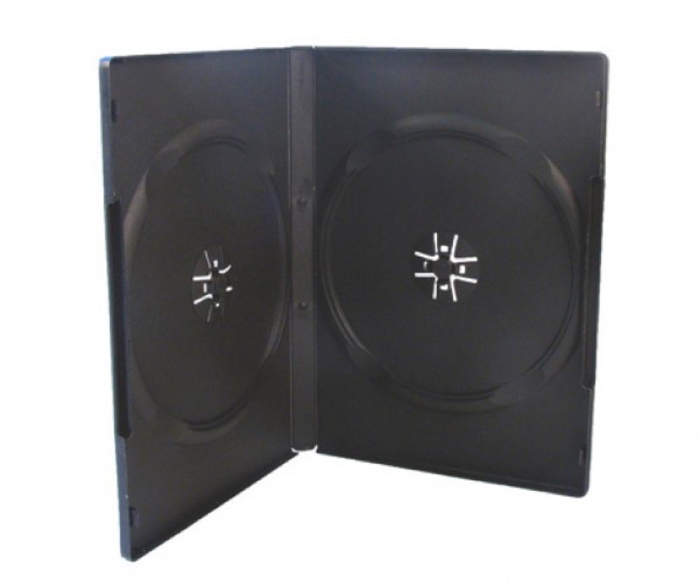 Mediarange DVD-Hülle 100 DVD Hüllen 2er Box 14 mm für je 2 BD / CD / DVD schwarz Mediarange DVD-Hülle 100 DVD Hüllen 2er Box 14 mm für je 2 BD / CD / DVD schwarz von Mediarange