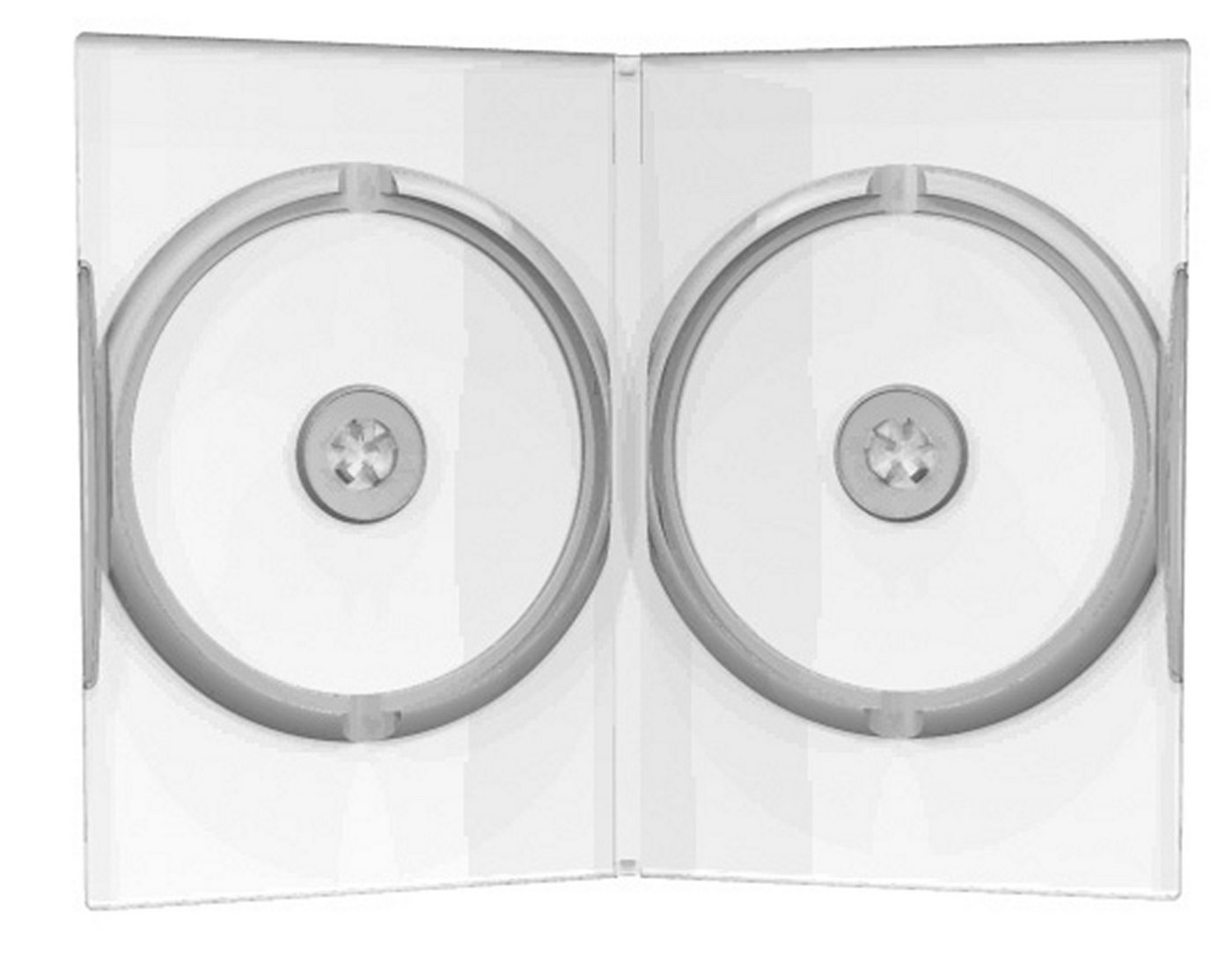 Mediarange DVD-Hülle 25 DVD CD Hüllen 2fach double 14mm transparent Mediarange DVD-Hülle 25 DVD CD Hüllen 2fach double 14mm transparent von Mediarange