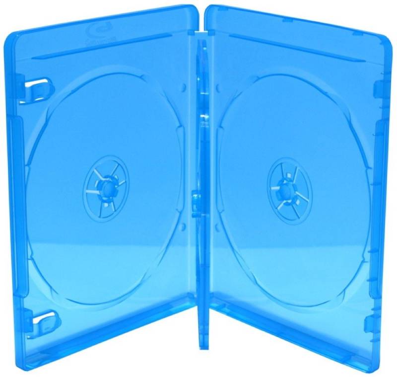 Mediarange DVD-Hülle 5 Blu-ray Hüllen 3er Box 14 mm für je 3 BD / CD / DVD blau von Mediarange