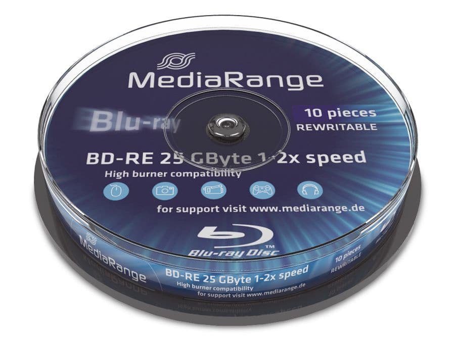 Mediarange DVD-Rohling MEDIARANGE Blu-ray Disc BD-RE von Mediarange