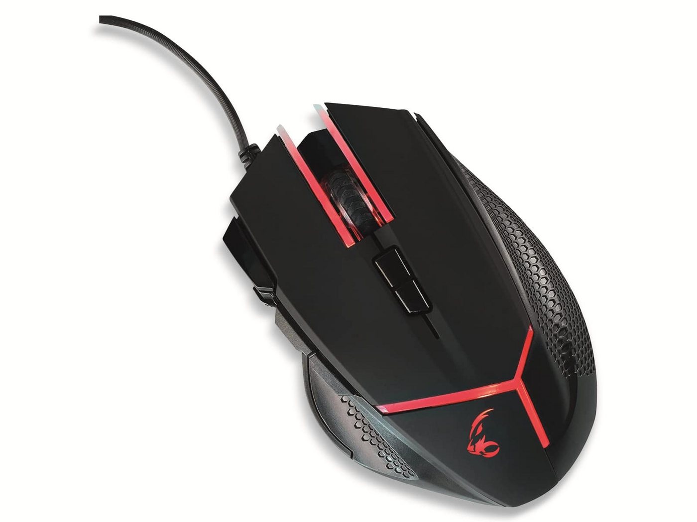 Mediarange MEDIARANGE Gaming-Maus MRGS200, 9 Tasten Maus von Mediarange