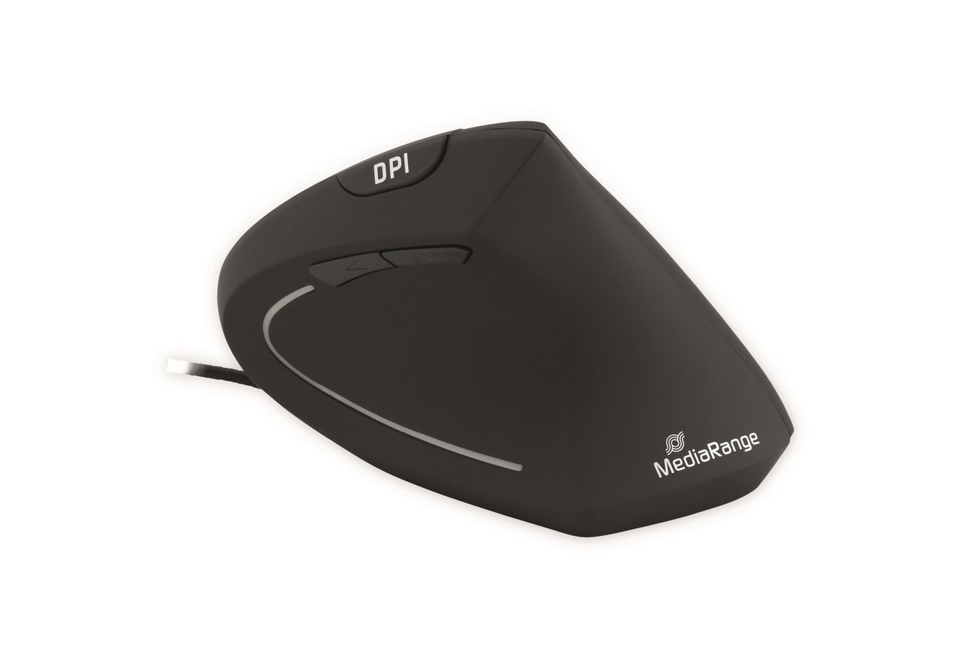 Mediarange MEDIARANGE USB-Maus MROS230, 6 Tasten, schwarz ergonomische Maus Mediarange MEDIARANGE USB-Maus MROS230, 6 Tasten, schwarz ergonomische Maus von Mediarange