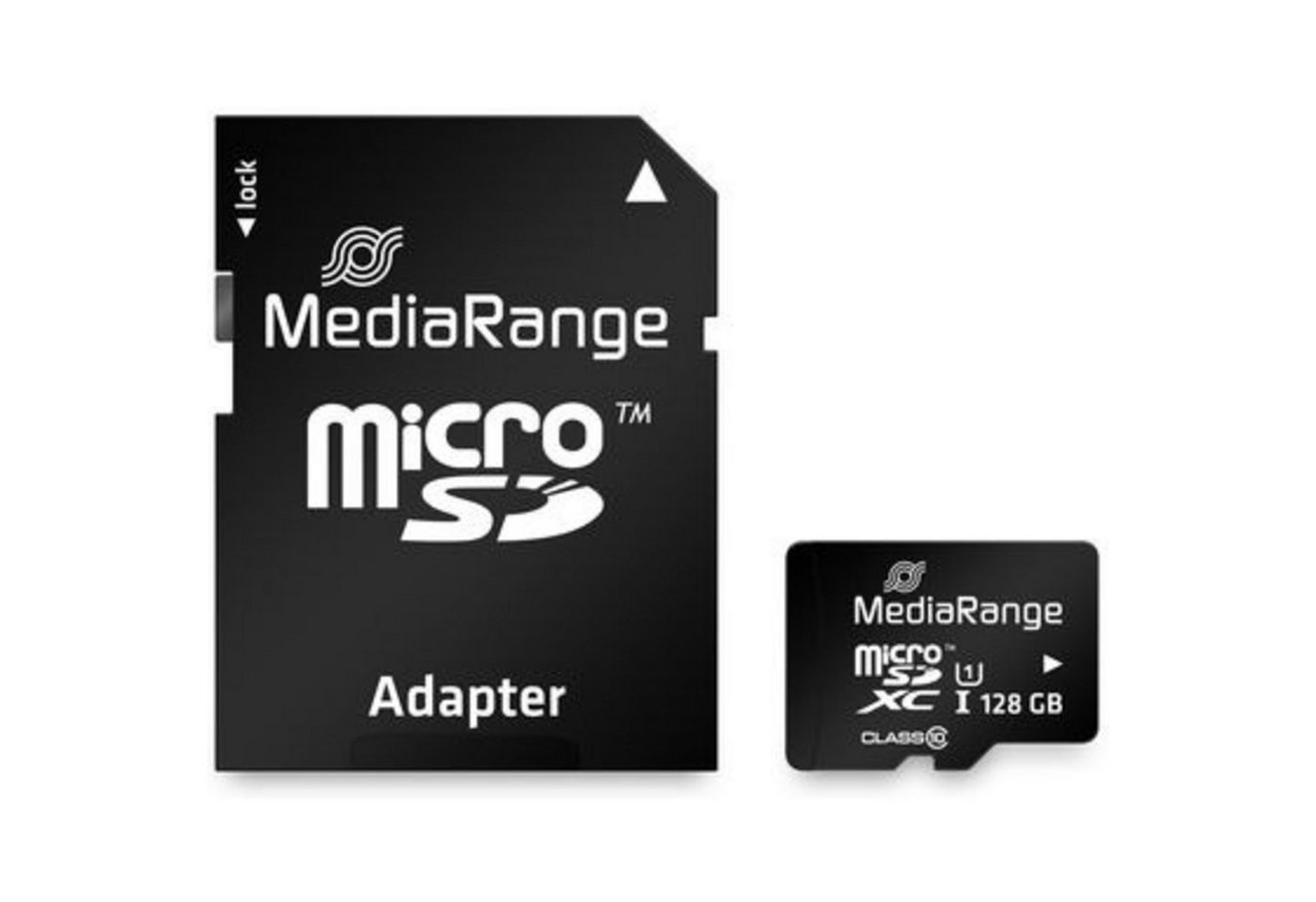 Mediarange MediaRange 128 GB microSDXC, Speicherkarte, (Class externer Speicher Mediarange MediaRange 128 GB microSDXC, Speicherkarte, (Class externer Speicher von Mediarange
