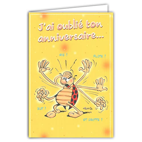 Afie CD Cox 527 Karte mit Umschlag Gotlib – Format geschlossen 17 x 11,5 cm von Médiat