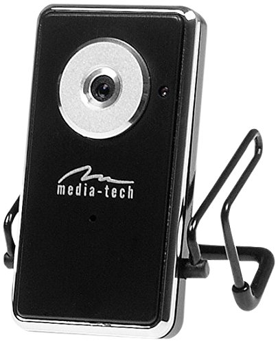 Media-TECH Webcam 2 Mio Pixel Aufloesung 1600x1200 DPI schlankes Design Mikrofon Glaslinse Fixed Focus Arcsoft USB 2.0 von Mediatech