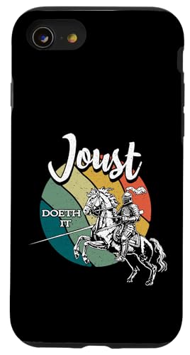 Joust Doeth It Funny Ren Faire Jousting Mittelalterliche Ritter Hülle für iPhone SE (2020) / 7 / 8 von Medieval Renaissance Ren Faire Jousting Knight