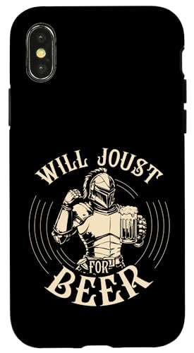 Will Joust For Beer Mittelalterliche Ritter Ren Faire Jousting Hülle für iPhone X/XS von Medieval Renaissance Ren Faire Jousting Knight