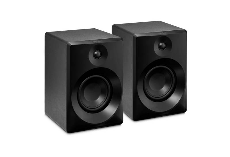Medion® LIFE® P61925 (MD44925) Bluetooth-Lautsprecher (50 W, Holzgehäuse, Bluetooth5.0, integrierter Subwoofer, Drehregler, schwarz) von Medion®