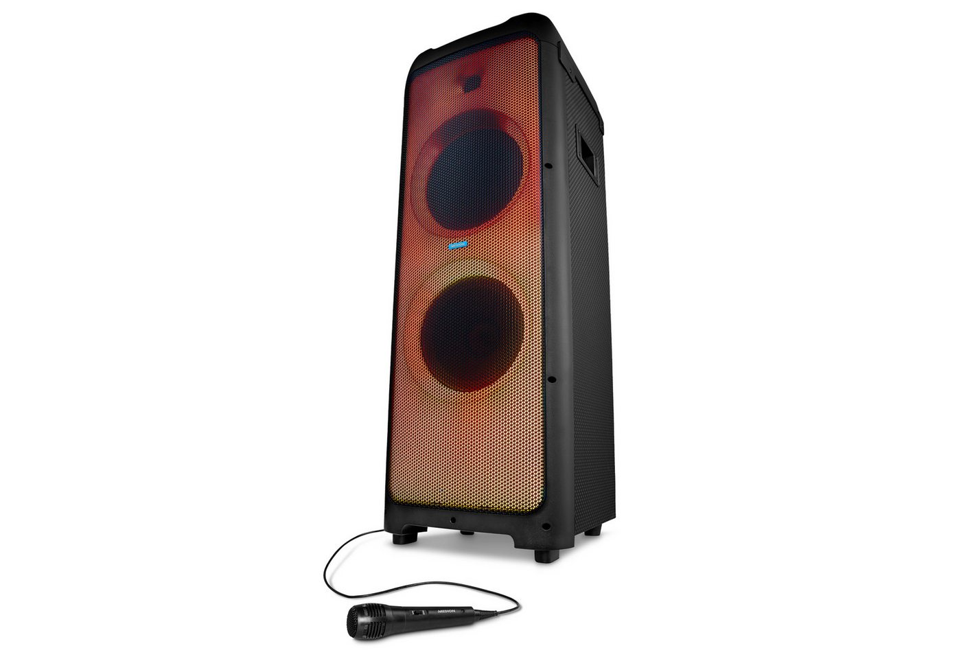 Medion® LIFE® X61350 (MD44332) Bluetooth-Lautsprecher (540 W, Party inkl. Mikrofon, Karaoke, Bluetooth, DJ Funktion, LED Lichtshow) von Medion®