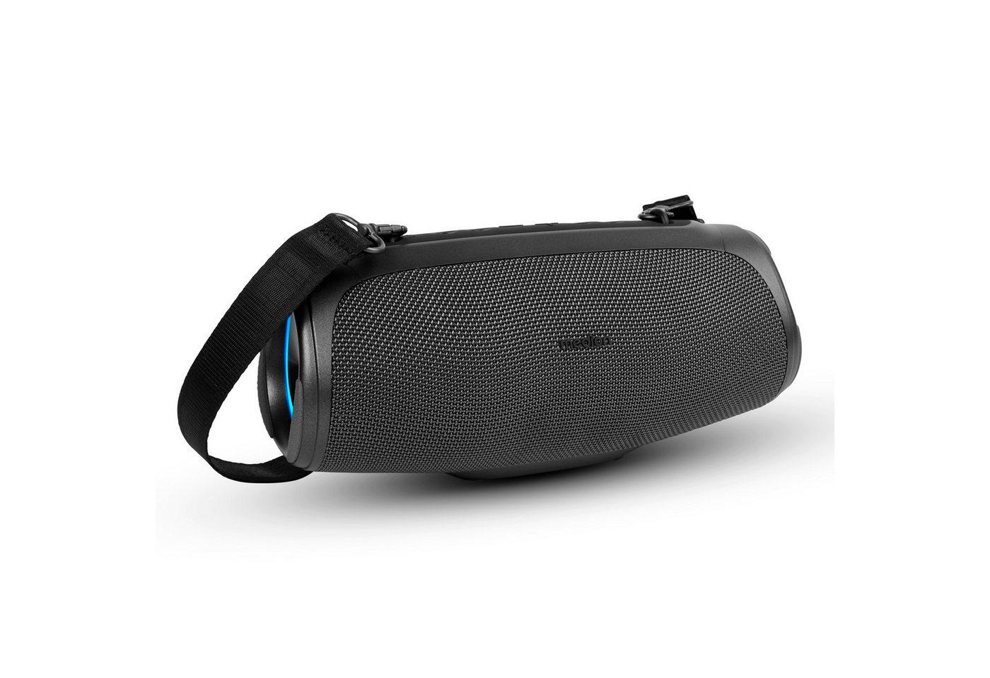 Medion® LIFE® P61746 (MD43746) M Bluetooth-Lautsprecher (30 W, tragbar, Akku, Bass Boost, Musikbox, RGB, IPX7, Powerbank, Anthrazit) von Medion®