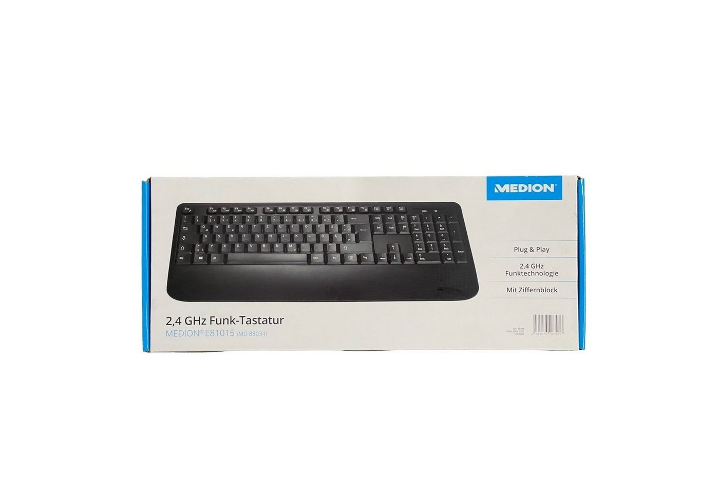 Medion® MEDION E81015 Kabellose 2.4 GHz Wireles Desktop PC Computer USB Funk-T PC-Tastatur von Medion®