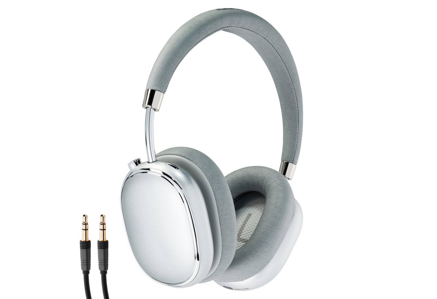 Medion® Over-Ear-Kopfhörer (Aufladbare Akku, AUX-Eingang, Bluetooth, Drahtlos, Integrierte Akku, Integriertes Mikrofon, Lautstärkeregelung, Integrierter Ein/Aus-Schalter, Noise Cancelling, MD43474) von Medion®