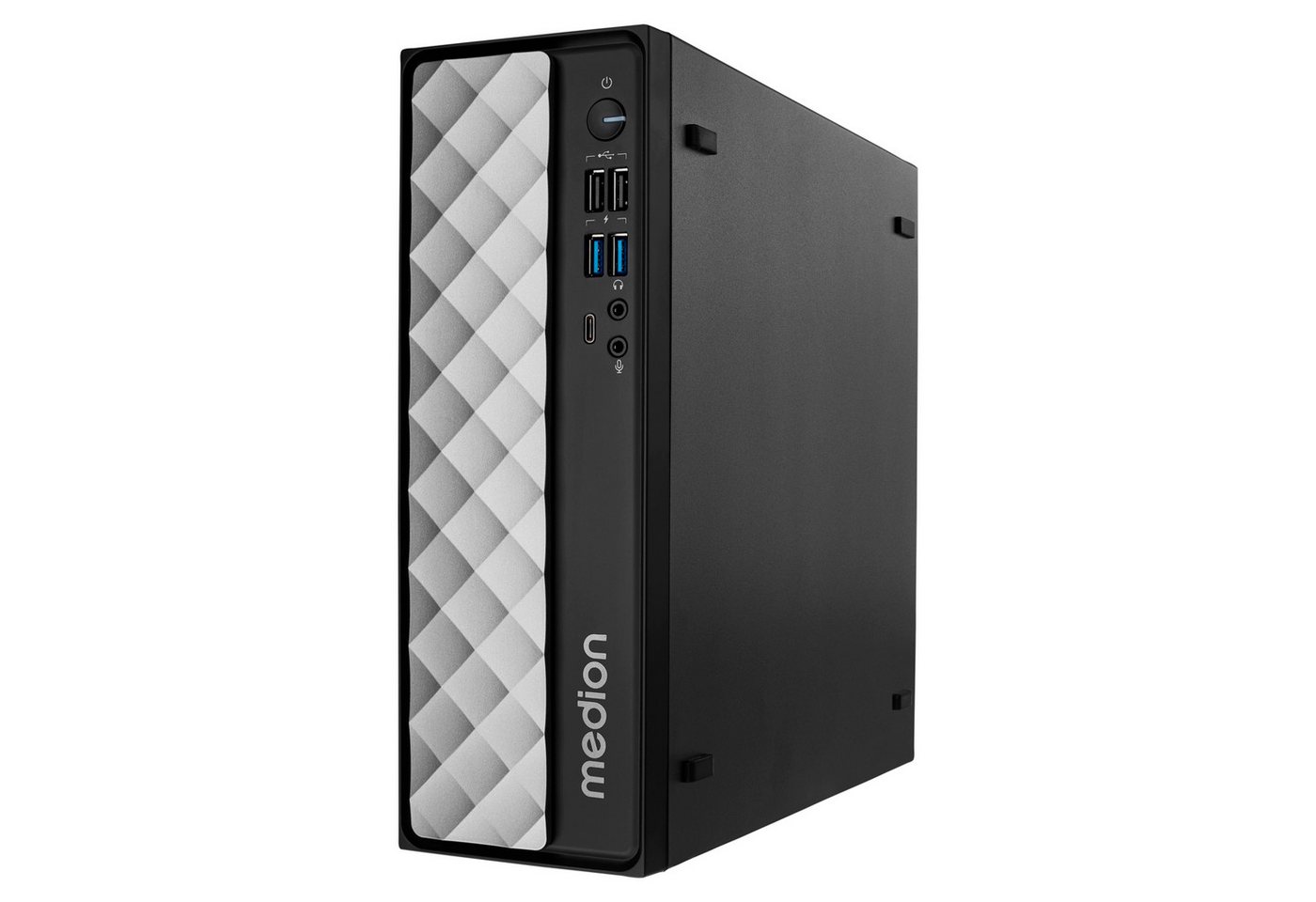 Medion® T80, 8 Liter Gehäuse, Slim Multimedia PC, Business PC, Mini-PC (Intel Core i7, Intel® UHD Graphics, 16 GB RAM, 512 GB SSD, MD35424) von Medion®