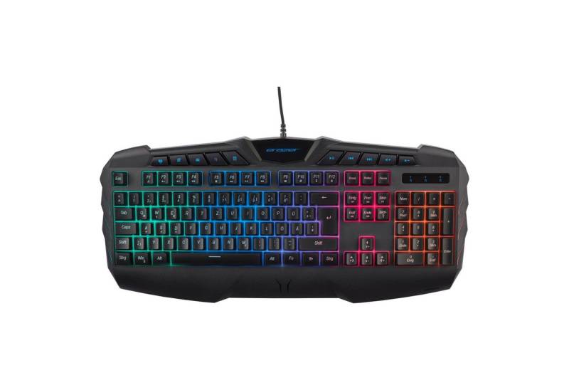 Medion® Supporter P11 halbmechanische Gaming Tastatur Beleuchtung Anti Ghost Gaming-Tastatur von Medion®