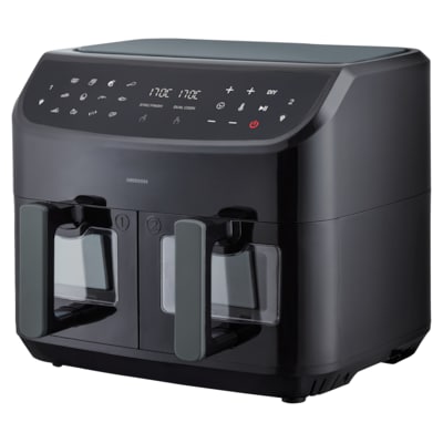 Medion MD 11760 Life P20 XXL Twin Doppelzonen-Heißluftfritteuse 8,7 l, schwarz von Medion