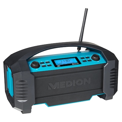 Medion MD 43320 DAB+ Baustellen-Radio blau / schwarz Medion MD 43320 DAB+ Baustellen-Radio blau / schwarz von Medion