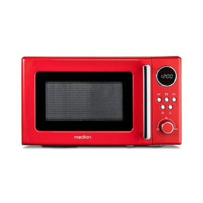 Medion MD15000 Retro Mikrowelle Solo rot 800W 20L Medion MD15000 Retro Mikrowelle Solo rot 800W 20L von Medion