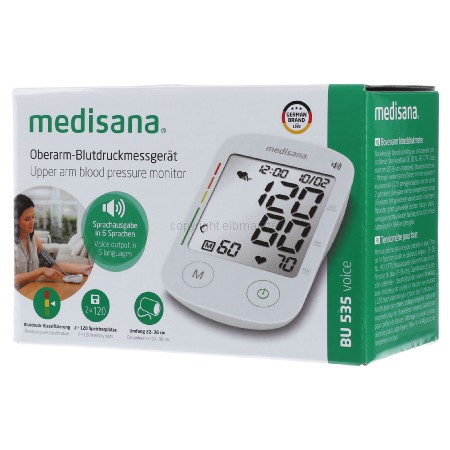 BU 535 VOICE  - Blutdruckmessgerät Oberarmmessung BU 535 VOICE von Medisana