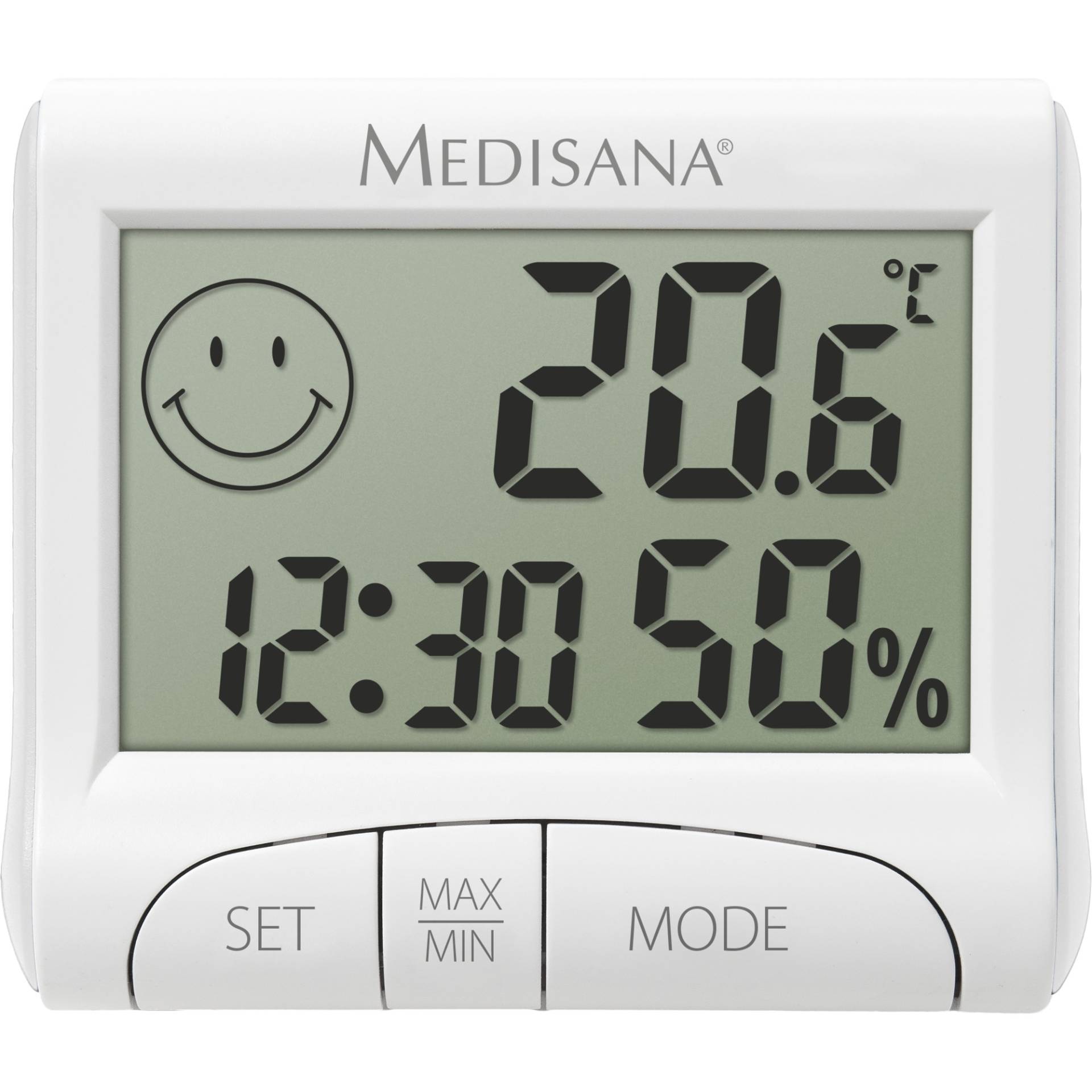 Digital Thermo-Hygrometer HG 100, Tischuhr von Medisana