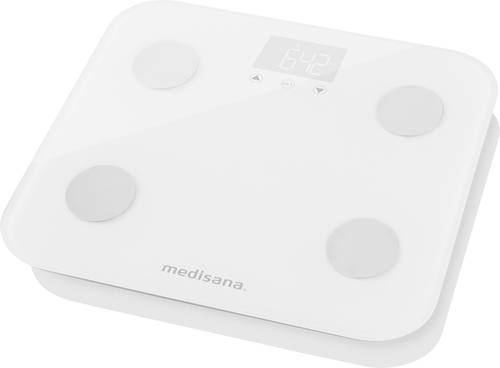 Medisana BS 600 WiFi Körperanalysewaage Wägebereich (max.)=150kg Weiß Mit Bluetooth von Medisana