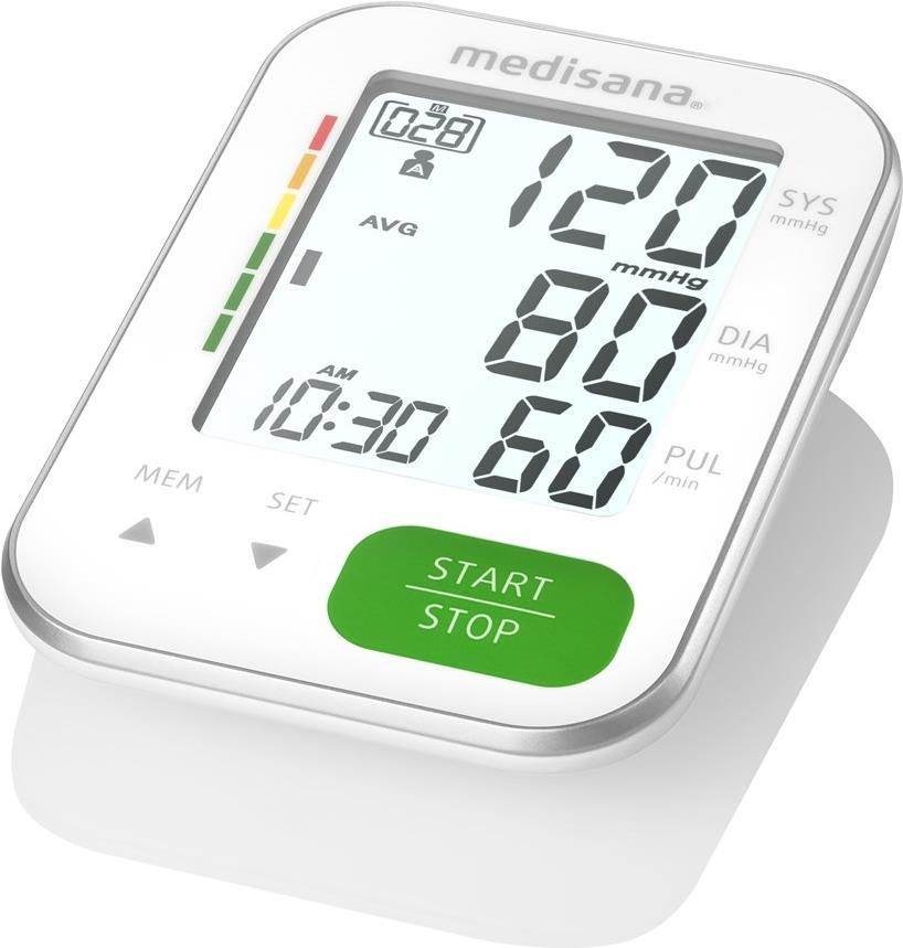 Medisana BU 565 Oberarm-Blutdruckmessgerät (weiß) (51207) von Medisana