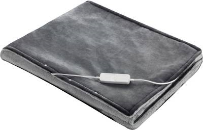 Medisana HB 677 Elektrisch beheizter Überwurf 120 W Grau Fleece (61170) von Medisana