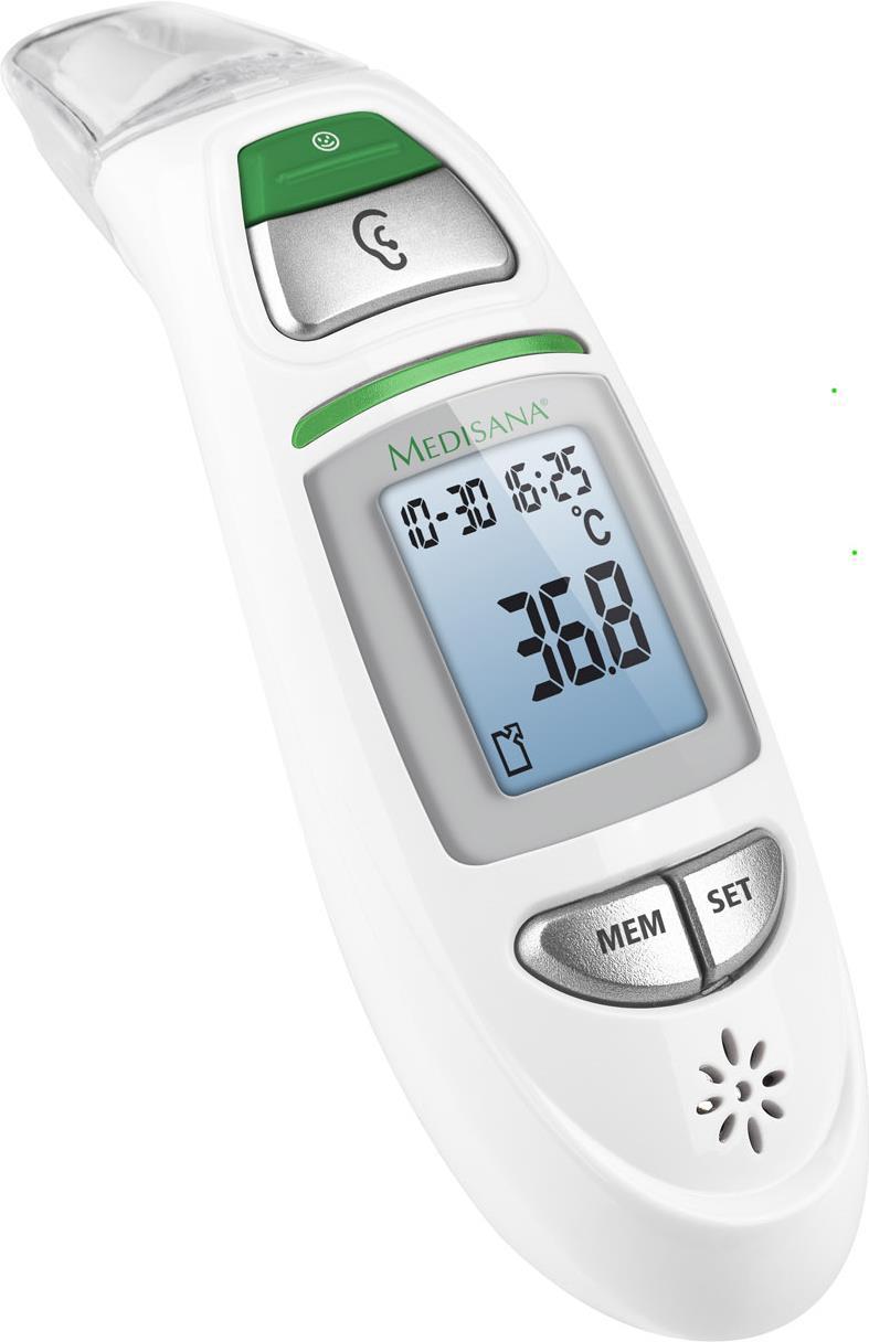 Medisana TM 750 Digitales Fieberthermometer Kontakt-Thermometer Weiß (TM750) von Medisana