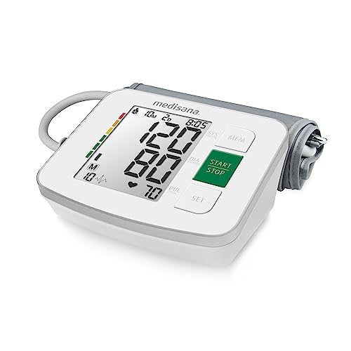 medisana BU 512 Blutdruckmessgerät für den Oberarm, Präzise Blutdruck und Pulsmessung, Speicherfunktion für 2 Benutzer, Ampel-Skala, Arrhythmie Erkennung & Warnung, Inkl. Aufbewahrungstasche medisana BU 512 Blutdruckmessgerät für den Oberarm, Präzise Blutdruck und Pulsmessung, Speicherfunktion für 2 Benutzer, Ampel-Skala, Arrhythmie Erkennung & Warnung, Inkl. Aufbewahrungstasche von Medisana