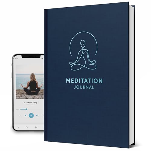 Meditation Journal | Achtsamkeitstagebuch mit geführten Audio Meditationen – Anti Stress Dankbarkeitstagebuch für Entspannung & Achtsamkeit | Mindlook & Koala Mind von Meditation Journal