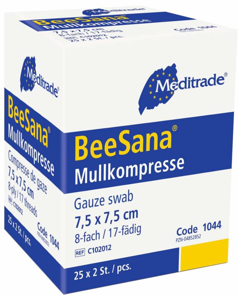 Meditrade® Mull-Kompressen BeeSana® 7.5 cm x 7.5 cm von Meditrade®