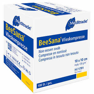 Meditrade® Vlies-Kompressen BeeSana® 1791 weiß 10,0 x 10,0 cm, 100 St. von Meditrade®