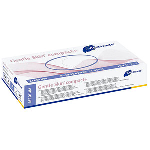 Meditrade® unisex Einmalhandschuhe Gentle Skin® compact+ weiß Größe M 100 St. von Meditrade®