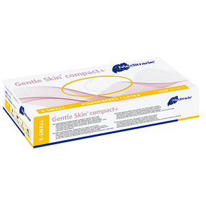 Meditrade® unisex Einmalhandschuhe Gentle Skin® compact+ weiß Größe XS 100 St. von Meditrade®
