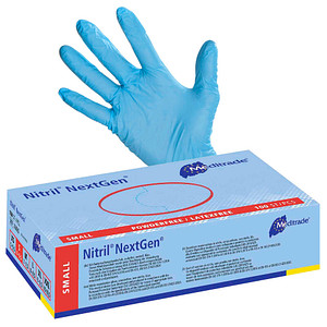 Meditrade® unisex Einmalhandschuhe Nitril® NextGen® blau Größe S 100 St. von Meditrade®