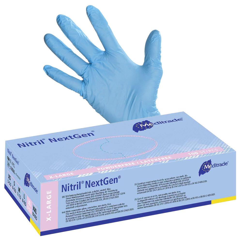 Meditrade® Einmalhandschuhe Nitril® NextGen® XL blau von Meditrade®