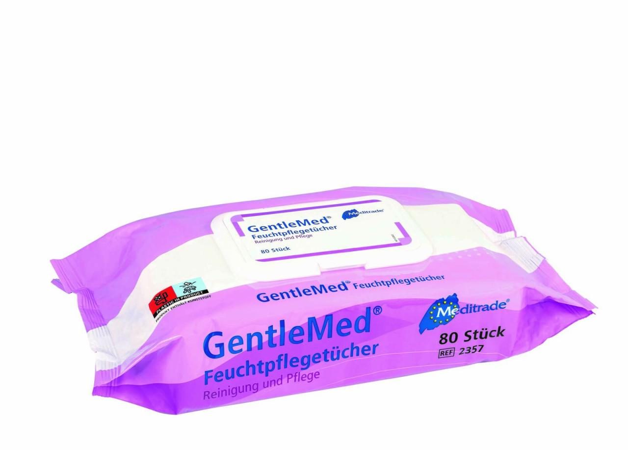 Meditrade® Feuchttücher Gentle Med® 1-lagig von Meditrade®