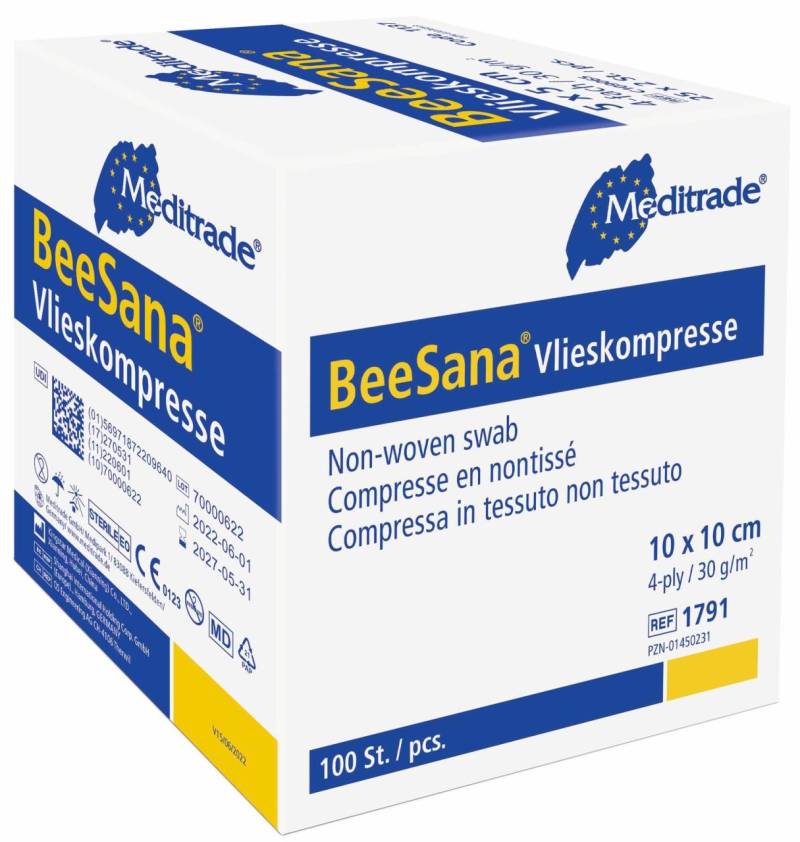 Meditrade® Vlies-Kompressen BeeSana® 10 cm x 10 cm von Meditrade®