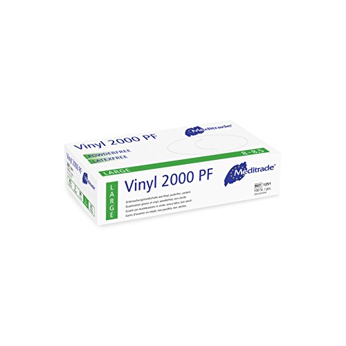 Meditrade 1251XS Vinyl 2000 puderfrei, 1er Pack (1 x 100 Stück) von Meditrade