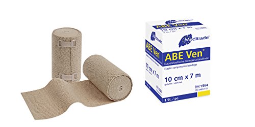 Meditrade 1564 Abe-Ven Dauerelastische Langzugbinde zur Starken Kompression, 7 m Länge x 10 cm Breite, Hautfarben Meditrade 1564 Abe-Ven Dauerelastische Langzugbinde zur Starken Kompression, 7 m Länge x 10 cm Breite, Hautfarben von Meditrade